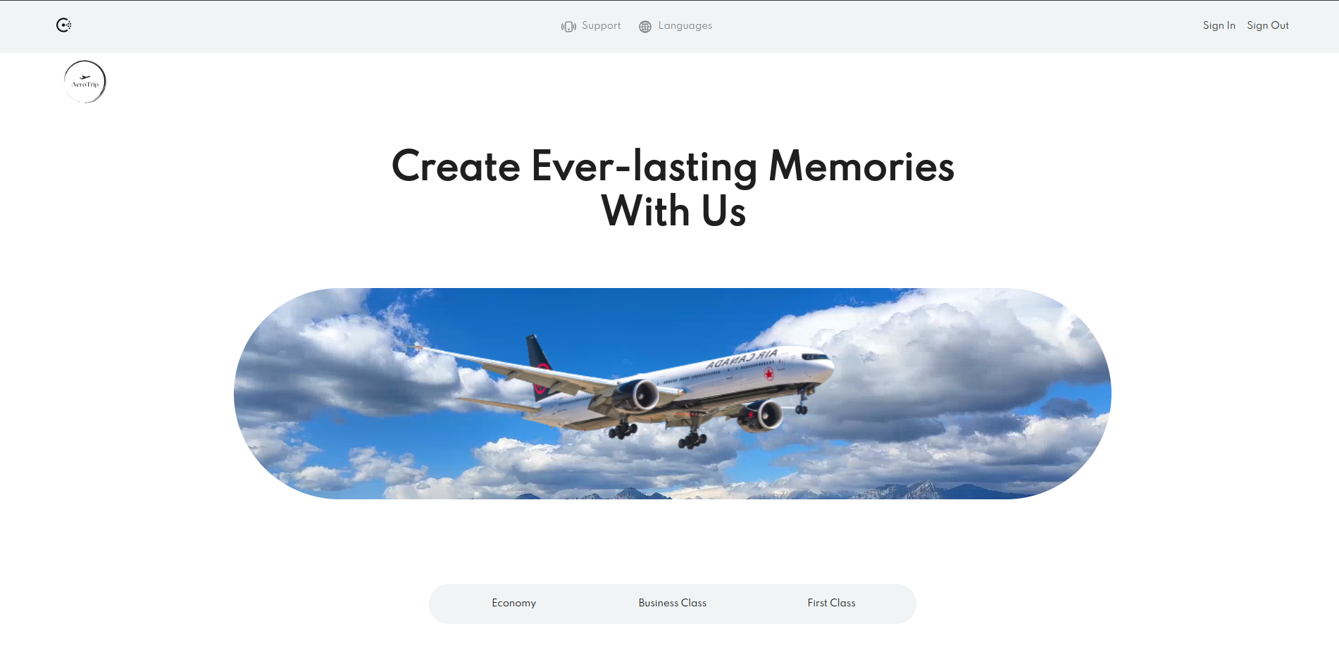 Imagem do projeto Flight Booking Website